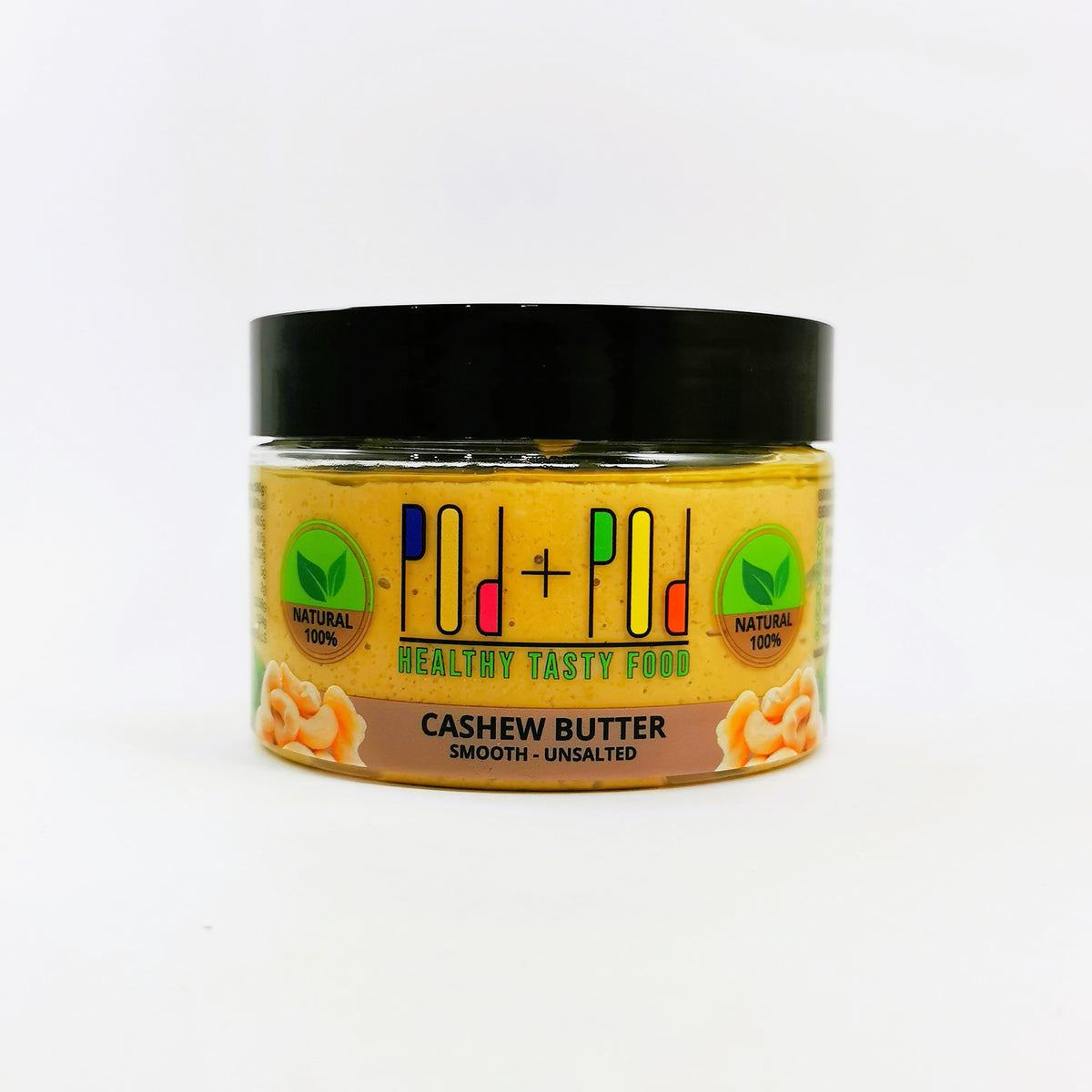 smooth natural beautiful colour cashew butter, no palm oil added, 270 gram