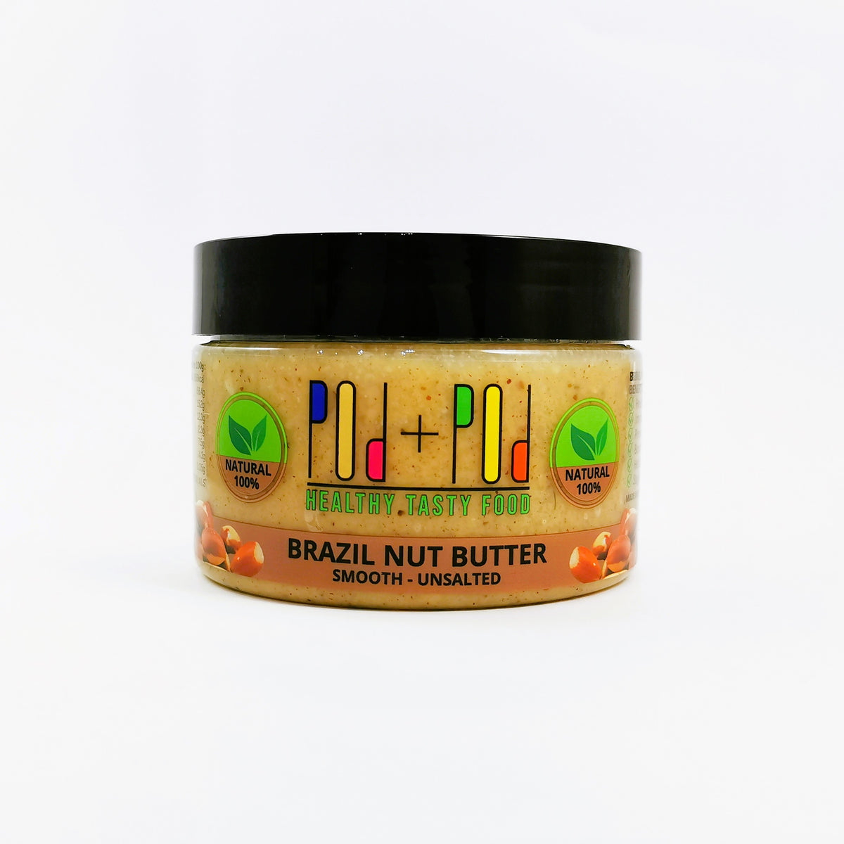 smooth natural beautiful colour brazil nut butter, no palm oil added, 270 gram