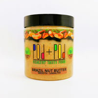 smooth natural beautiful colour brazil nut butter, no palm oil added, 450 gram