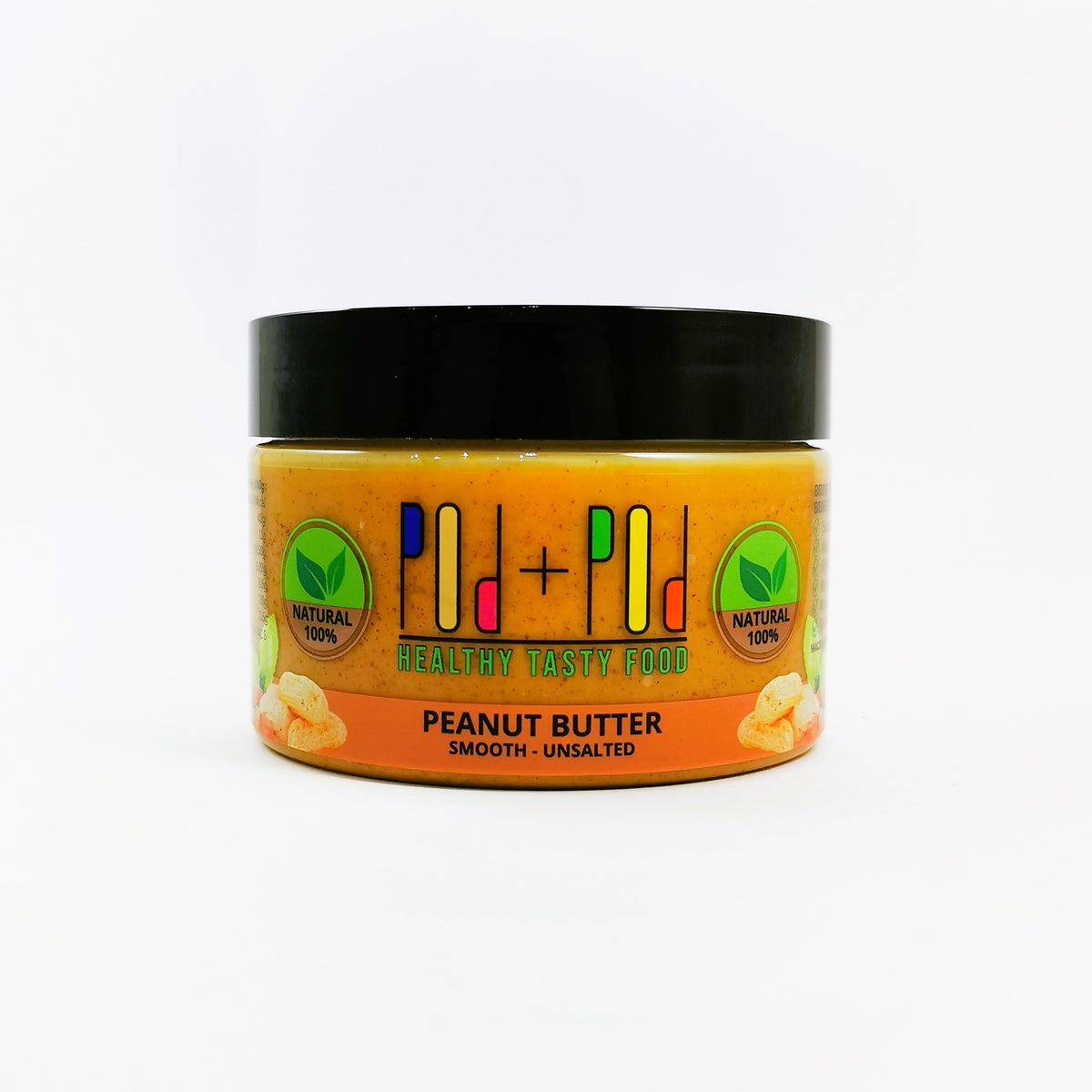 smooth natural beautiful colour peanut butter, no palm oil added, 270 gram