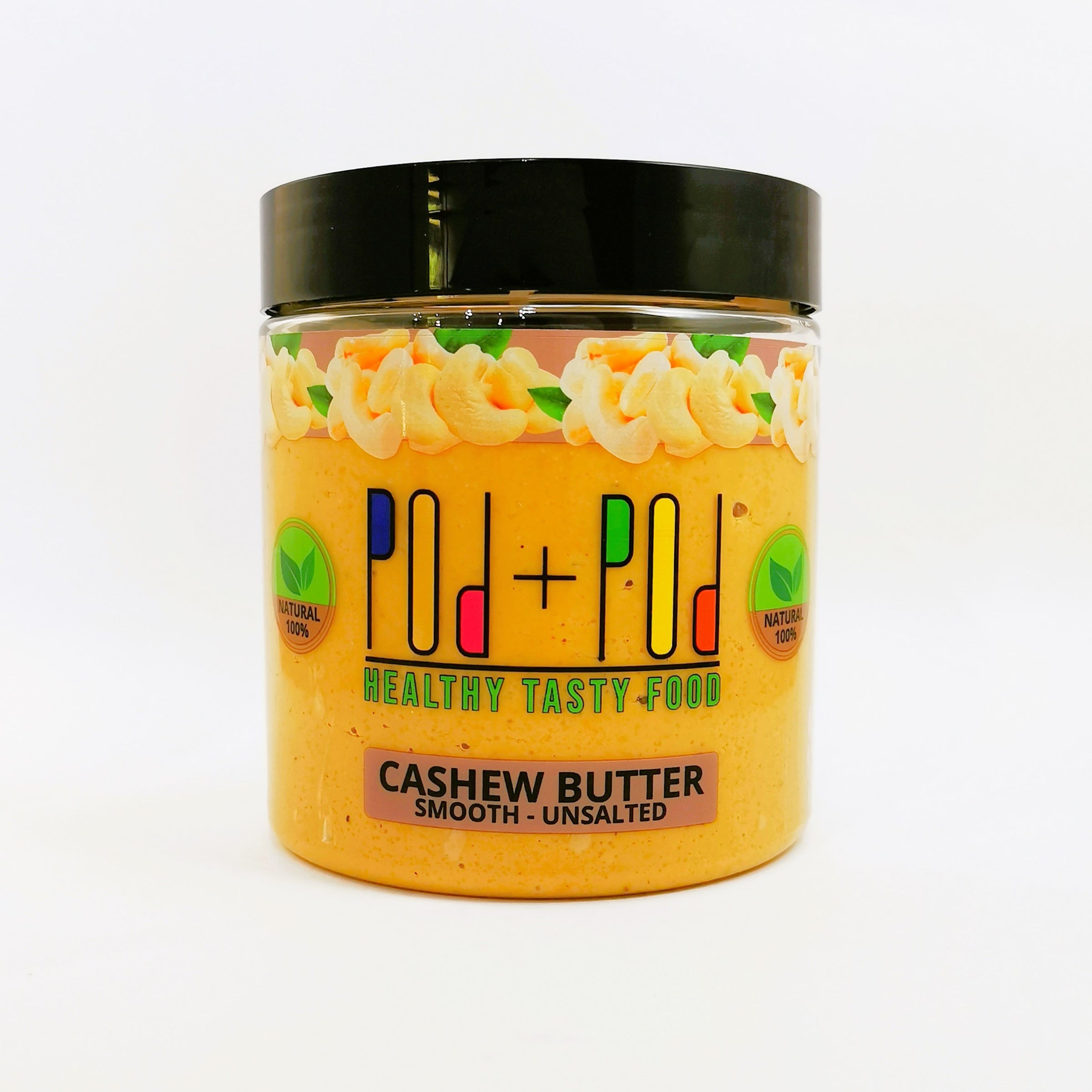 smooth natural beautiful colour cashew butter, no palm oil added, 450 gram