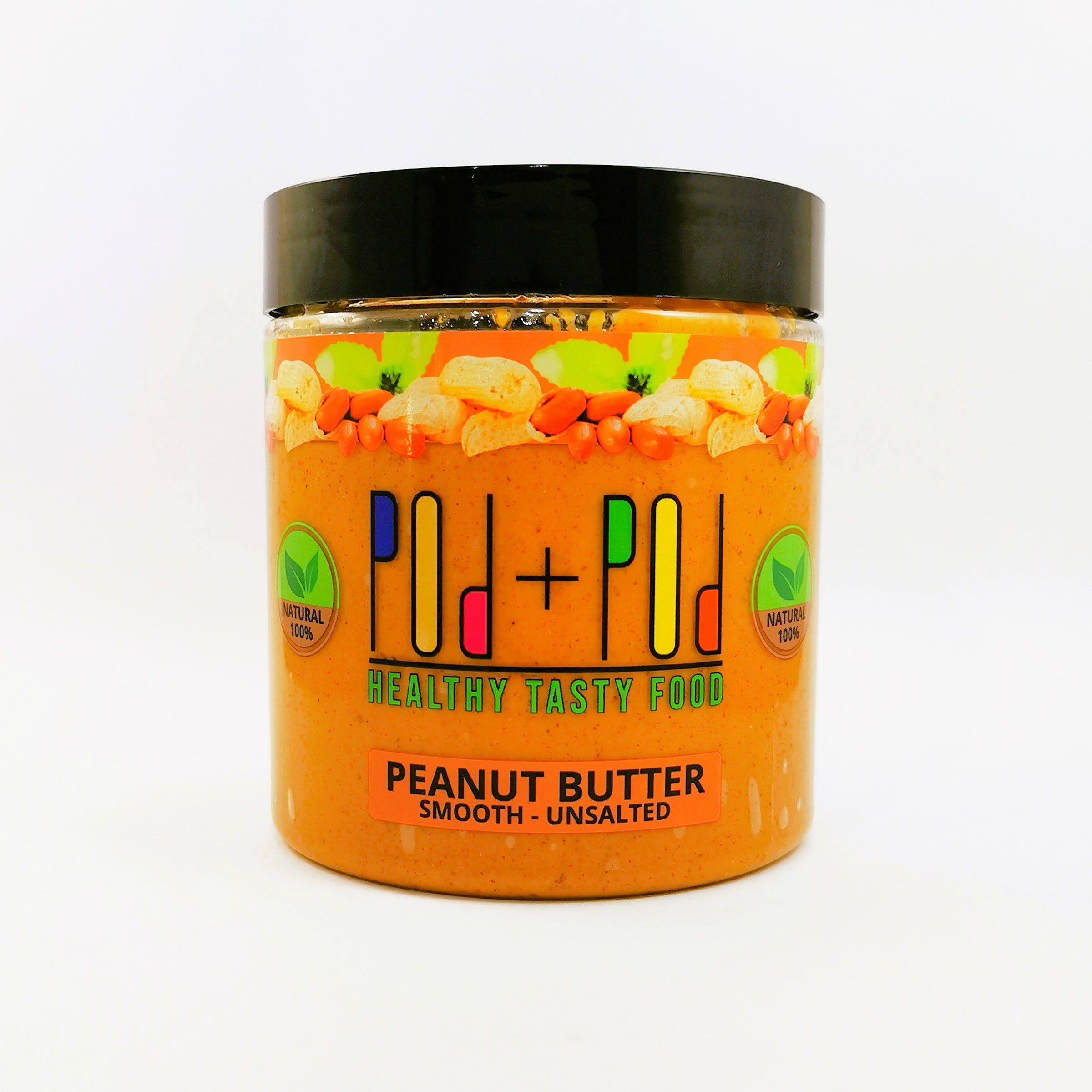 smooth natural beautiful colour peanut butter, no palm oil added, 450 gram